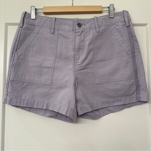 THE GREAT. G1 All Purpose Goods Field Tested Surplus Shorts Lavender Size 10